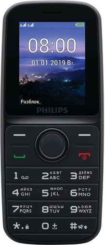 Мобільний телефон Philips E109 Xenium Black