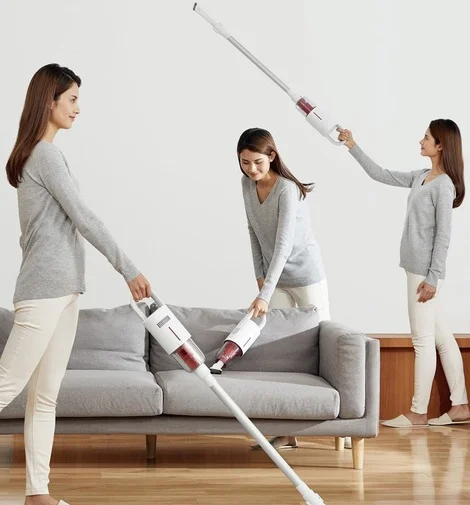 Фото: Ручний бездротовий пилосос DEERMA Cordless Vacuum Cleaner VC20S White № 9 | KTC