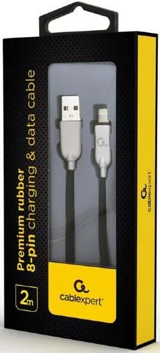 Фото: Кабель Cablexpert AM / Lightning 2m Black (CC-USB2R-AMLM-2M) № 4 | KTC