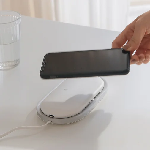 Фото: Батарея універсальна AUKKE Wireless PowerBank 105 5000mAh White (wireless power bank white) № 5 | KTC