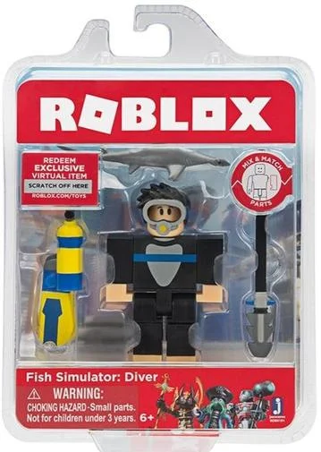 Фото: Ігрова фігурка Jazwares Roblox Сore Figures Fish Simulator: Diver W5 № 5 | KTC