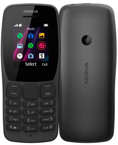 Мобільний телефон Nokia 110 2019 Black (110 DS 2019 Black)