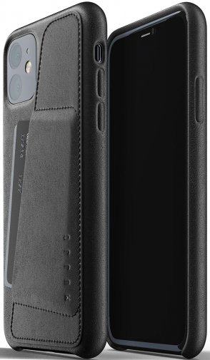 Чохол-накладка MUJJO для iPhone 11 - Full Leather Wallet, Black
