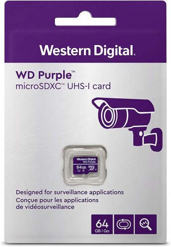 Карта пам'яті Western Digital Purple Micro SDXC 64GB WDD064G1P0A