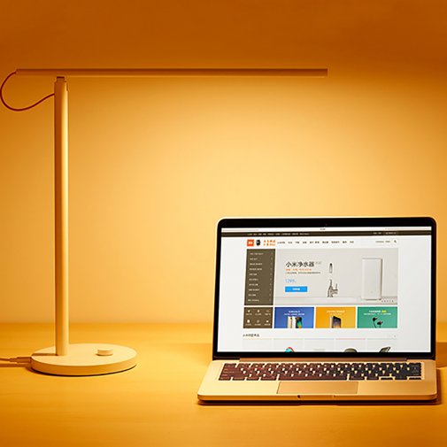 Настільна смарт лампа Xiaomi Mi LED Desk Lamp 1S EU White (MUE4105GL)