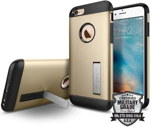 Фото: Чохол Spigen for Apple iPhone 6/6s - Slim Armor Champagne Gold (SGP11607) № 5 | KTC