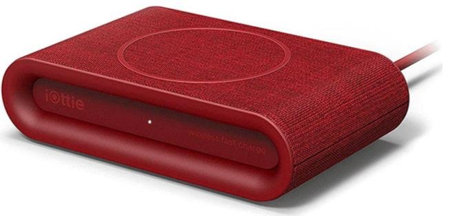 Зарядний пристрій iOttie iON Wireless Fast Charging Pad Plus Red (CHWRIO105RD)