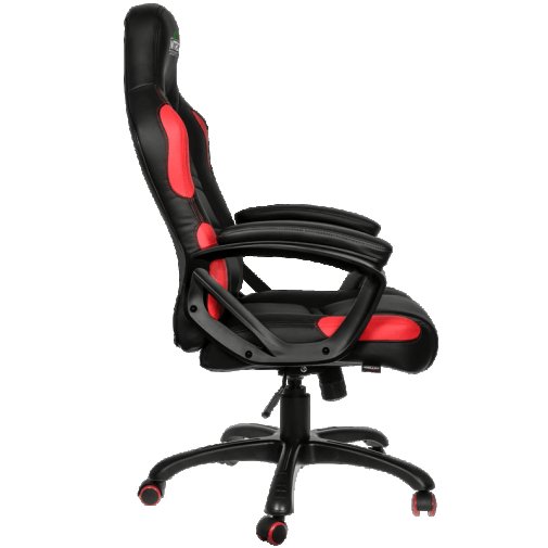 Крісло ігрове Gamemax GCR07 PU шкіра, Black/Red