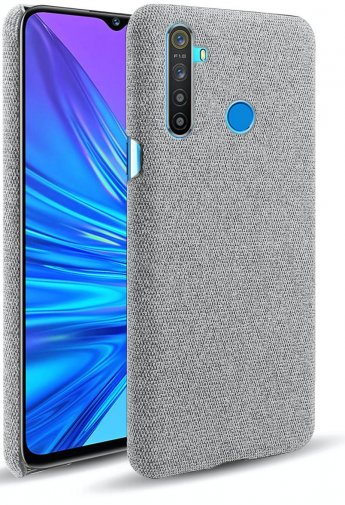 Чохол for Realme 5 Pro - Textile cover Grey (661903)