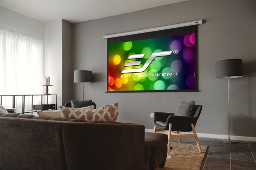 Проекційний екран Elite Screens VMAX100UH2 2.22х1.25м, настінний, моторизований