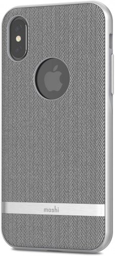 Чохол Moshi for Apple iPhone Xs/X - Vesta Textured Hardshell Case Herringbone Gray (99MO101031)