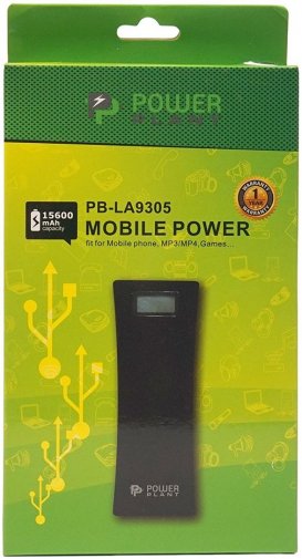  Батарея універсальна PowerPlant PPLA9305 15600mAh Black