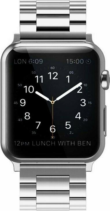 Ремінець HiC for Apple Watch 38/40mm - Stainless Steel Classic Band Silver