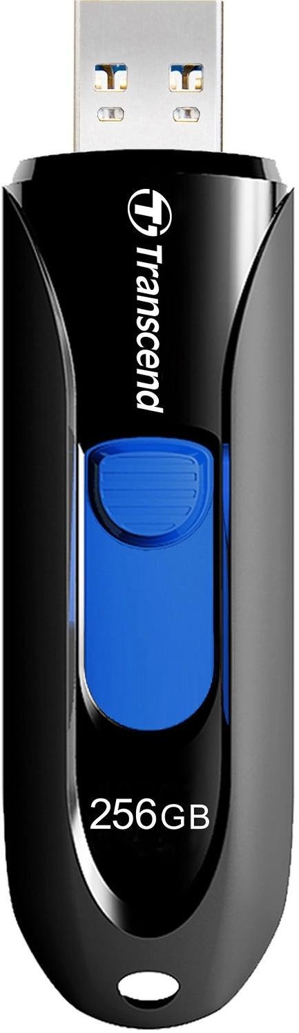 Флешка USB Transcend JetFlash 790 256GB Black/Blue (TS256GJF790K)