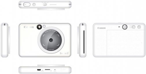 Selfie принтер Canon Zoemini S Pearl White Kit Essential (3879C014)