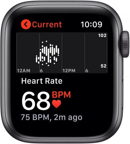 Смарт годинник Apple Watch Series SE GPS 40mm Space Gray Aluminium Case with Black Sport Band (MYDP2)