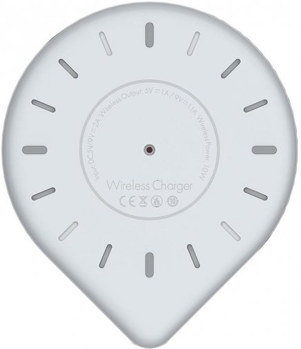 Зарядний пристрій ColorWay Qi Fast Wireless Charge 10W White (CW-CHW20Q-WT)