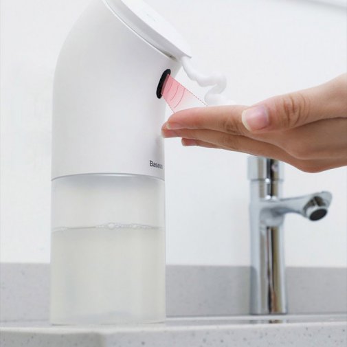 Безконтактний диспенсер для мила Baseus Minipeng Hand Washing Machine White (ACXSJ-B02)
