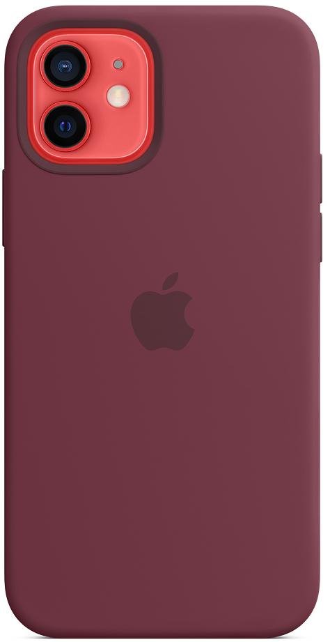 Чохол Apple for iPhone 12/12 Pro - Silicone Case with MagSafe Plum (MHL23)