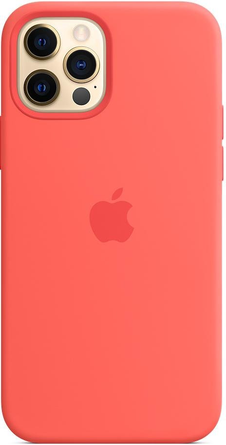 Чохол Apple for iPhone 12/12 Pro - Silicone Case with MagSafe Pink Citrus (MHL03)