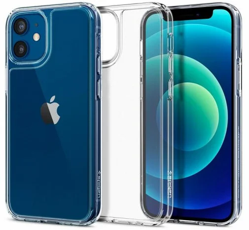 Фото: Чохол Spigen for Apple iPhone 12 Mini - Quartz Hybrid Crystal Clear (ACS01748) № 6 | KTC