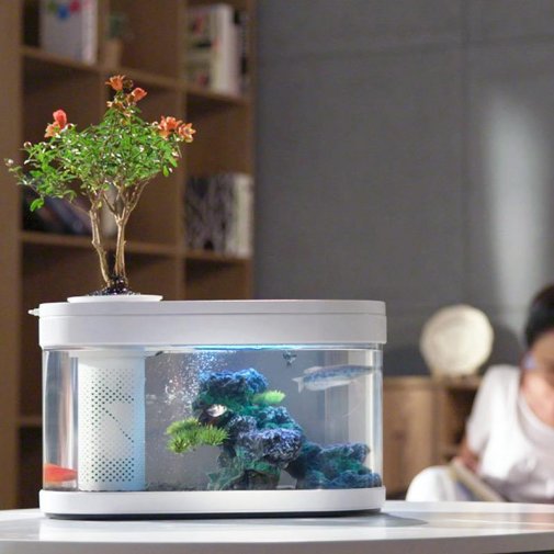 Акваріум Xiaomi Geometry Fish Tank Aquaponics Ecosystem (HF-JHYG001)