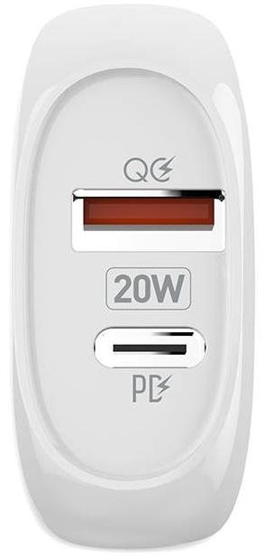 Зарядний пристрій ColorWay CW-CHS024QPD-WT White