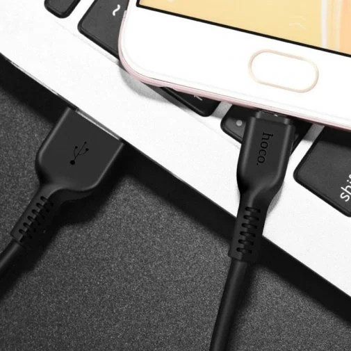 Фото: Кабель Hoco X20 AM / Micro USB 3m Black (X20 MicroB Black 3m) № 4 | KTC