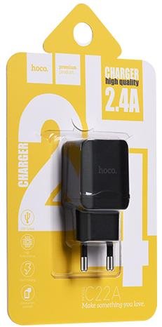 Зарядний пристрій Hoco C22A Little Superior Black