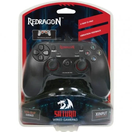 Фото: Геймпад Redragon Saturn USB Black № 5 | KTC