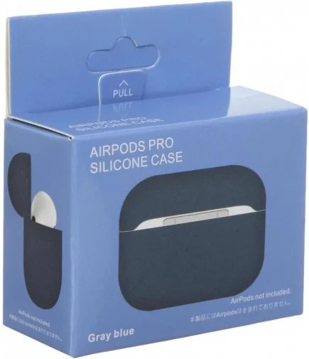 Фото: Чохол HiC for Airpods Pro - Silicone Case Grey Blue № 5 | KTC