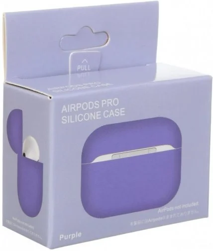 Фото: Чохол HiC for Airpods Pro - Silicone Case Purple № 5 | KTC