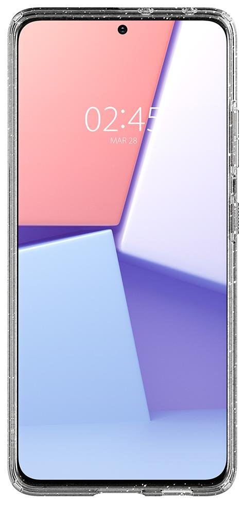 Чохол-накладка Spigen для Samsung Galaxy S21 Ultra - Liquid Crystal Glitter, Crystal Quartz