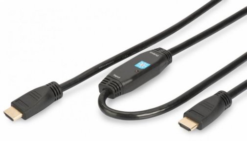 Кабель Assman High Speed active HDMI / HDMI 40m Black (AK-330105-400-S)