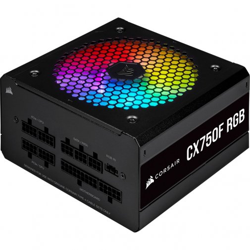  Блок живлення Corsair 750W CX750F RGB (CP-9020218-EU)