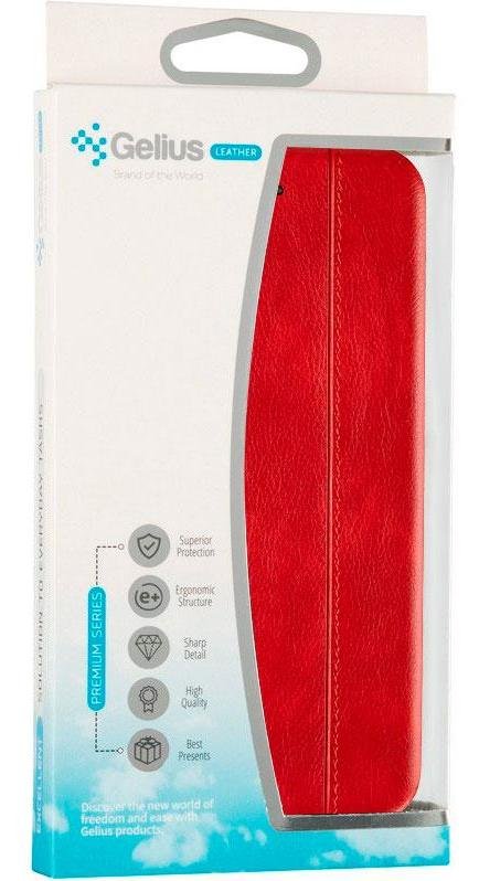 Чохол Gelius for Samsung M51 M515 - Book Cover Leather Red (00000081567)