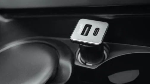 Фото: Автомобільний зарядний пристрій Moshi QuikDuo Car Charger USB-C PD/QC 36W Black (99MO022072) № 10 | KTC