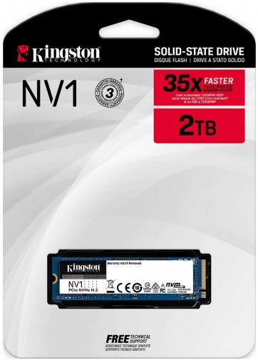Твердотільний накопичувач Kingston NV1 2280 PCIe 3.0 x4 NVMe 2TB (SNVS/2000G)