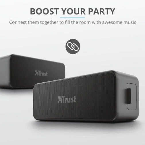 Фото: Портативна колонка Trust Zowy Max Stylish Bluetooth Black (23825_TRUST) № 19 | KTC