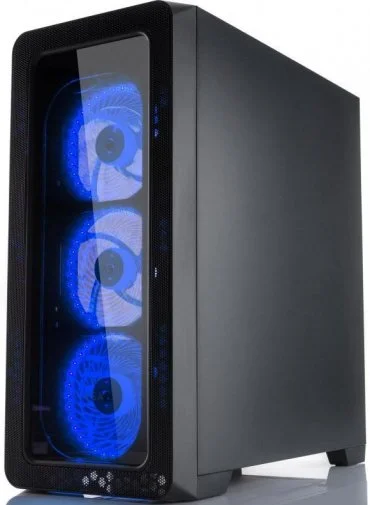 Фото: Корпус Vinga CS209B Blue / Black with window № 10 | KTC