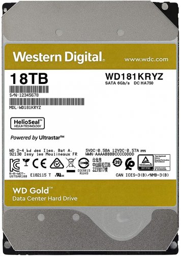 Жорсткий диск Western Digital Gold SATA III 16TB (WD161KRYZ)