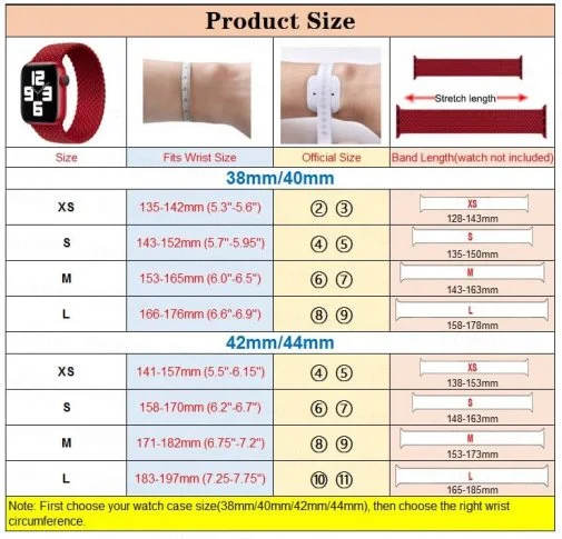 Фото: Ремінець HiC for Apple Watch 45/44/42mm - Braided Solo Loop Summit White - Size L № 6 | KTC