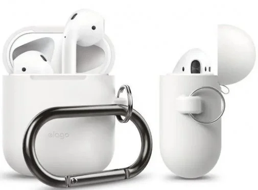 Фото: Чохол Elago for Airpods  - Silicone Hand Case White (EAPSC-HANG-WH) № 9 | KTC