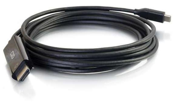 Кабель C2G Audio/Video Adapter Cable 4K 60Hz Type-C / HDMI 3m Black (CG26896)