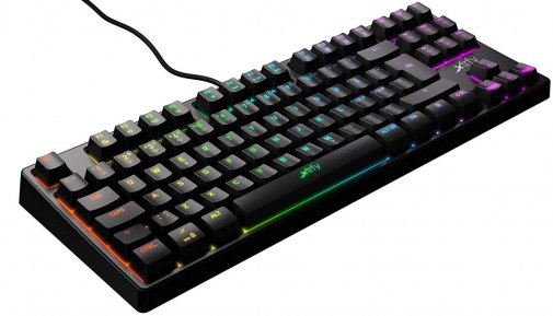 Клавіатура Xtrfy K4 TKL RGB Kailh Red RU Black (XG-K4-RGB-TKL-R-RUS)