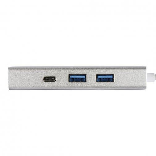 USB-хаб Hama USB-3.1 Type-C Hub 1in3 Silver (00135756)