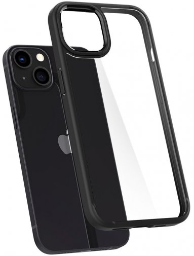 Чохол Spigen for iPhone 13 - Crystal Hybrid Matte Black (ACS03561)