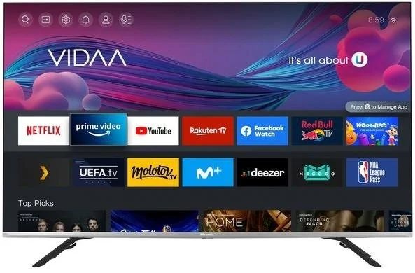 Фото: Телевізор QLED Hisense 55E76GQ (Smart TV, Wi-Fi, 3840x2160) № 12 | KTC