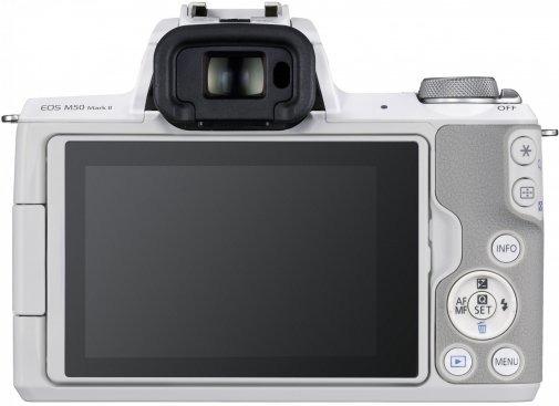 Цифрова фотокамера Canon EOS M50 Mk2 kit 15-45mm IS STM White (4729C028)
