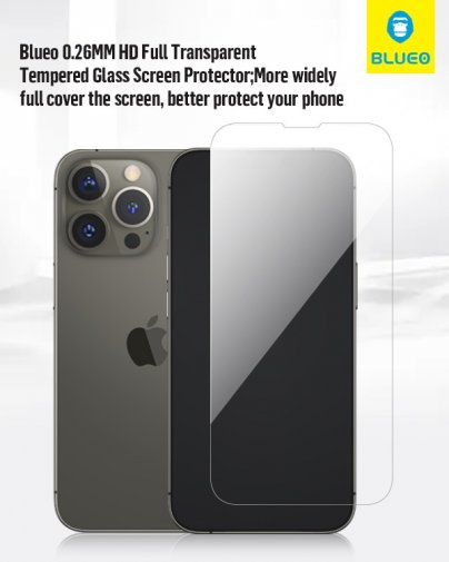 Захисне скло Blueo for iPhone 13 Pro Max - Clear (NPB1-13 6.7)